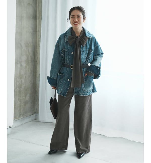 VERMEIL par iena「Glen Check ボウブラウス」|シャツ・ブラウス|