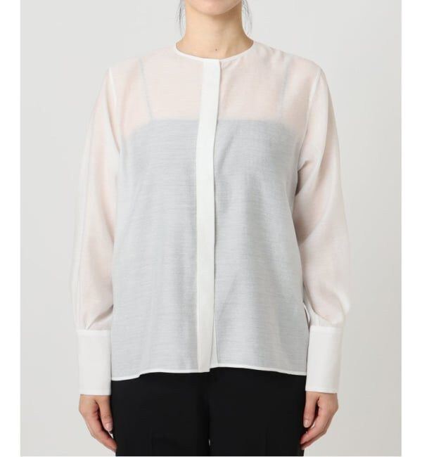 VERMEIL par iena「《WEB限定》シアーブラウス」|シャツ・ブラウス|
