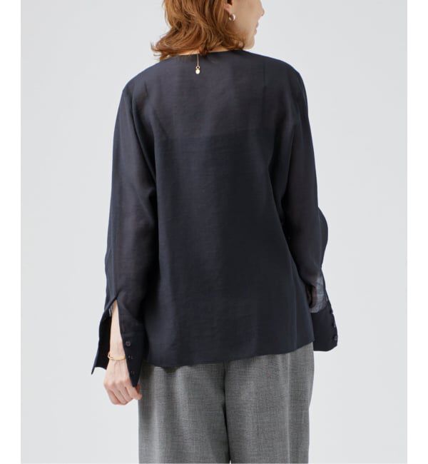 VERMEIL par iena「《WEB限定》シアーブラウス」|シャツ・ブラウス|