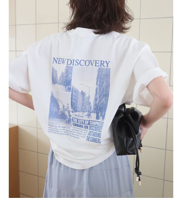 SLOBE IENA「SCREEN STARS/スクリーンスターズ SLOBE別注 ニュースペーパーTEE」|Tシャツ・カットソー|ホワイト