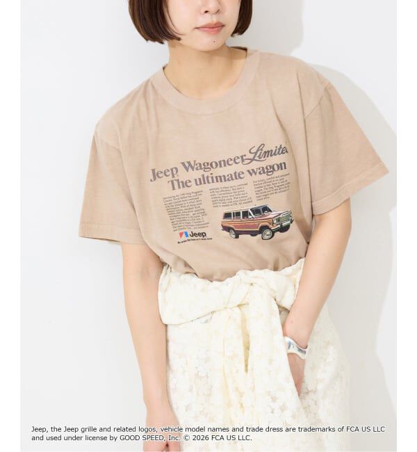 SLOBE IENA「《追加2》GOOD ROCK SPEED/グッドロックスピード SLOBE別注 ジープ TEE」|Tシャツ・カットソー|