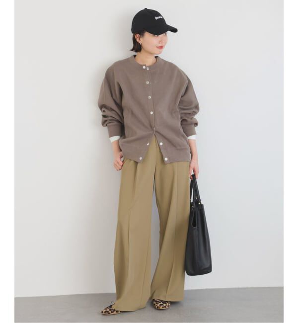 SLOBE IENA「《WEB限定/4サイズ展開/追加予約》イージーワイドパンツ」|スラックス|