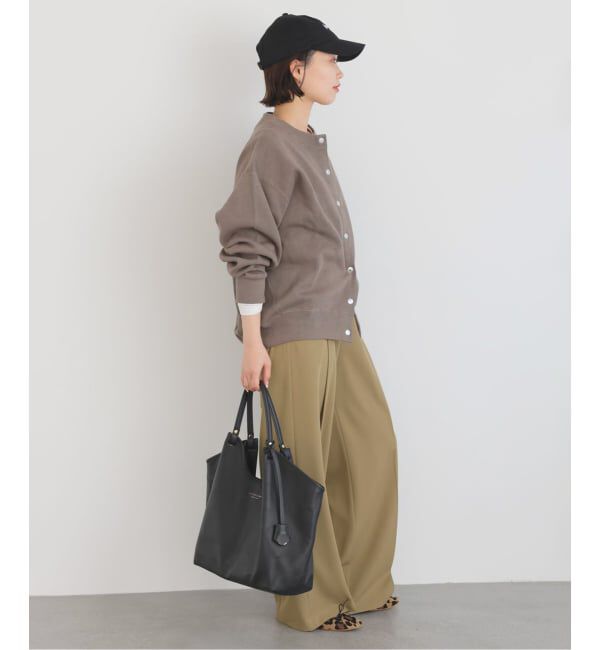 SLOBE IENA「《WEB限定/4サイズ展開/追加予約》イージーワイドパンツ」|スラックス|