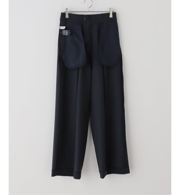 SLOBE IENA「《WEB限定/4サイズ展開/追加予約》イージーワイドパンツ」|スラックス|