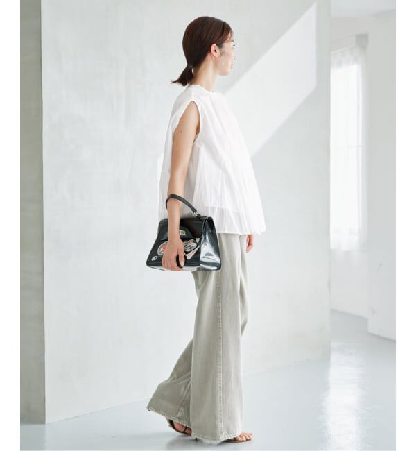IENA「MARILYN MOON/マリリンムーン sheer cotton bl ブラウス 4263-104」|シャツ・ブラウス|