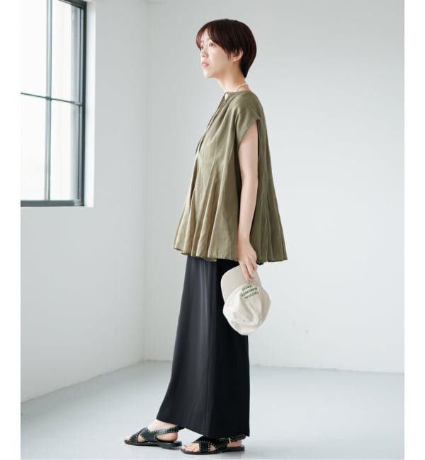 IENA「MARILYN MOON/マリリンムーン sheer cotton bl ブラウス 4263-104」|シャツ・ブラウス|
