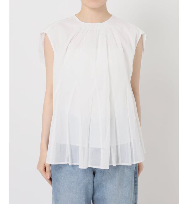 IENA「MARILYN MOON/マリリンムーン sheer cotton bl ブラウス 4263-104」|シャツ・ブラウス|