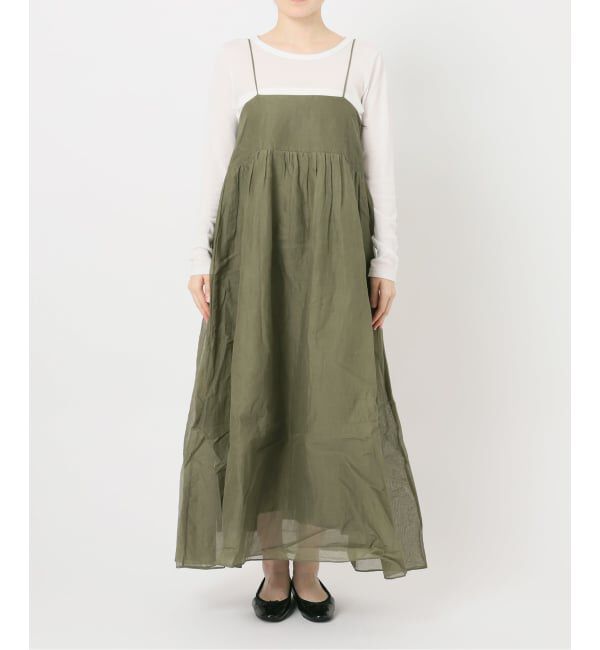 IENA「MARILYN MOON/マリリンムーン sheer cotton 2way op ワンピース 4263-105」|ワンピース|