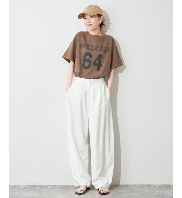 SLOBE IENA「《WEB限定/追加2》Sierra Designs/シエラデザインズ SLOBE別注 ナンバリングTEE」|Tシャツ・カットソー|