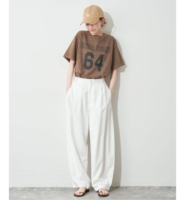 SLOBE IENA「《WEB限定/追加2》Sierra Designs/シエラデザインズ SLOBE別注 ナンバリングTEE」|Tシャツ・カットソー|
