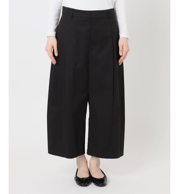 IENA「オーガニックコットンミックスバレルパンツ」|スラックス|