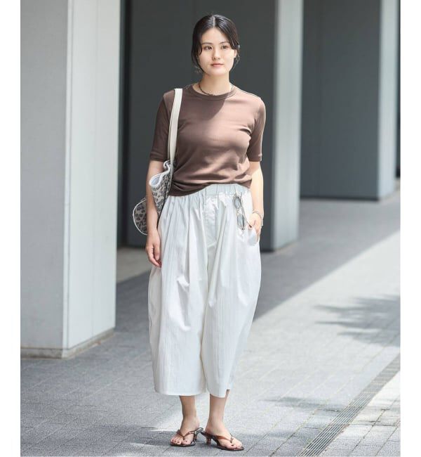 IENA「《追加》オーガニックフライスTシャツ」|Tシャツ・カットソー|