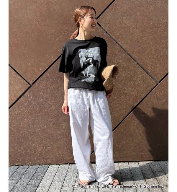 SLOBE IENA「《追加5》GOOD ROCK SPEED SLOBE別注 LIFE PC PHOTO TEE1」|Tシャツ・カットソー|
