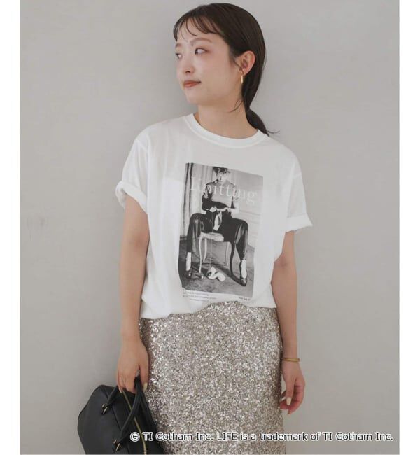 SLOBE IENA「《追加5》GOOD ROCK SPEED SLOBE別注 LIFE PC PHOTO TEE1」|Tシャツ・カットソー|