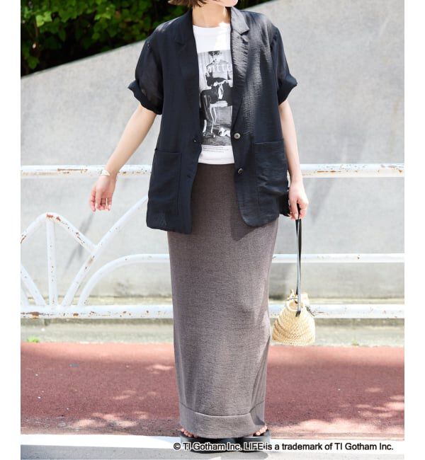 SLOBE IENA「《追加5》GOOD ROCK SPEED SLOBE別注 LIFE PC PHOTO TEE1」|Tシャツ・カットソー|