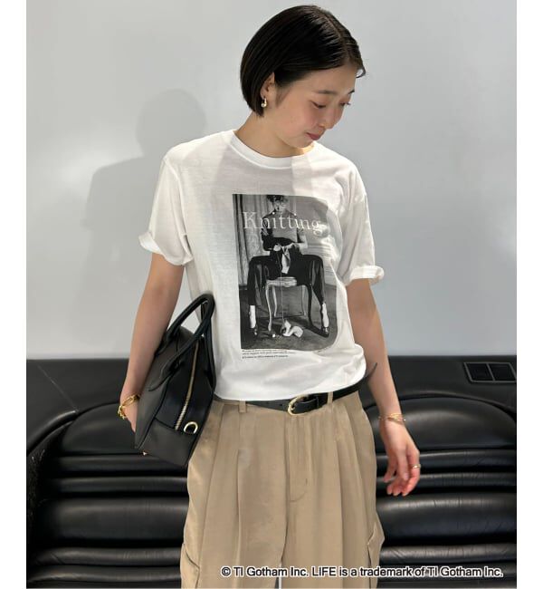 SLOBE IENA「《追加5》GOOD ROCK SPEED SLOBE別注 LIFE PC PHOTO TEE1」|Tシャツ・カットソー|