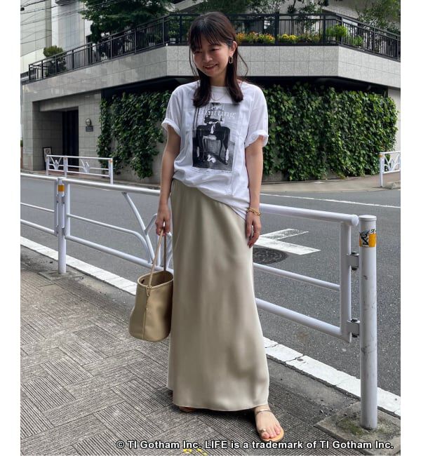 SLOBE IENA「《追加5》GOOD ROCK SPEED SLOBE別注 LIFE PC PHOTO TEE1」|Tシャツ・カットソー|