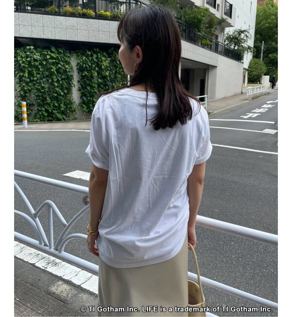 SLOBE IENA「《追加5》GOOD ROCK SPEED SLOBE別注 LIFE PC PHOTO TEE1」|Tシャツ・カットソー|