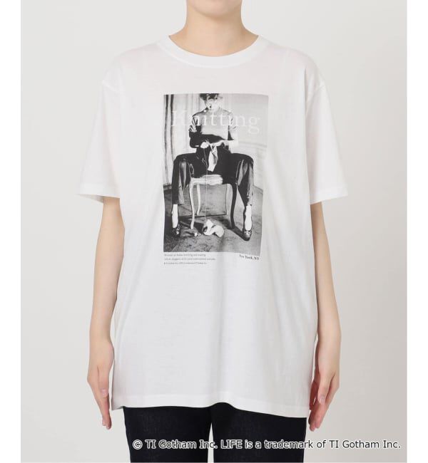 SLOBE IENA「《追加5》GOOD ROCK SPEED SLOBE別注 LIFE PC PHOTO TEE1」|Tシャツ・カットソー|