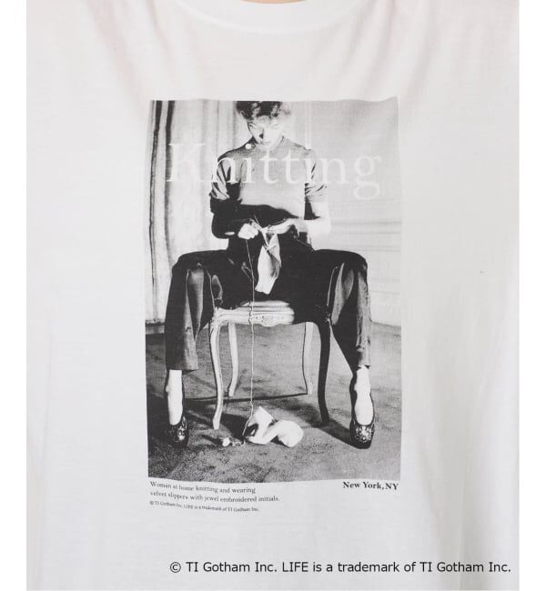 SLOBE IENA「《追加5》GOOD ROCK SPEED SLOBE別注 LIFE PC PHOTO TEE1」|Tシャツ・カットソー|