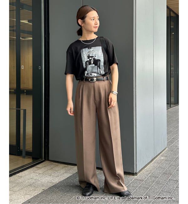 SLOBE IENA「《追加5》GOOD ROCK SPEED SLOBE別注 LIFE PC PHOTO TEE1」|Tシャツ・カットソー|