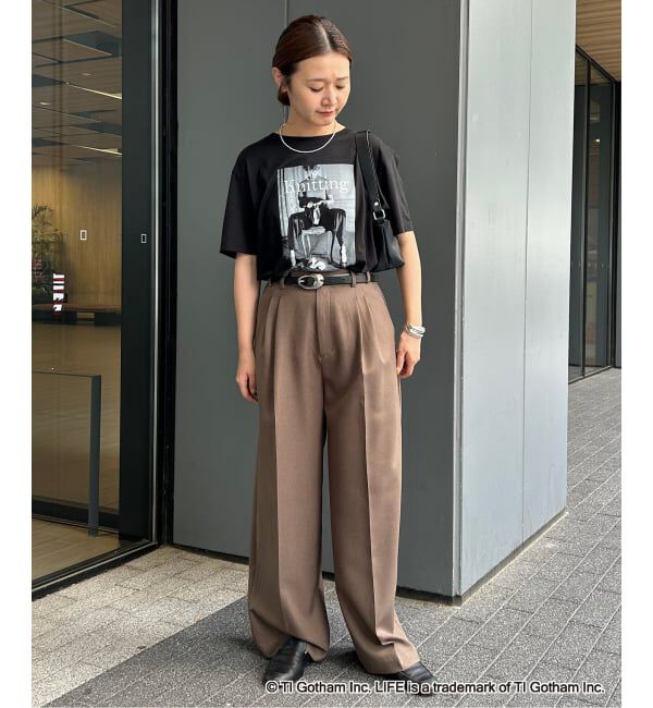 SLOBE IENA「《追加5》GOOD ROCK SPEED SLOBE別注 LIFE PC PHOTO TEE1」|Tシャツ・カットソー|