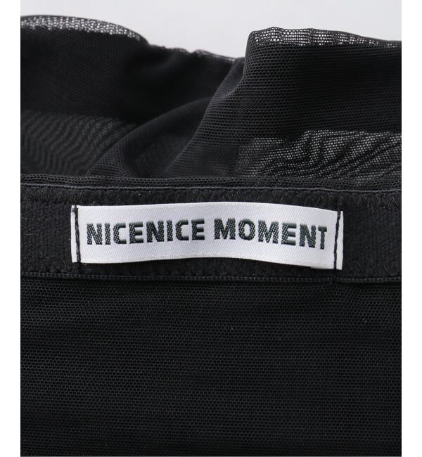 IENA「NICENICE MOMENT/ナイスナイスモーメント MESH TUBE TOP チューブトップ」|チューブトップ|
