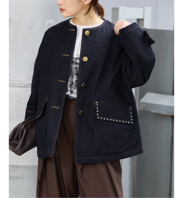 IENA「《予約》MACKINTOSH/マッキントッシュ 別注 HUMBIE NC DNM JK MB STUDS ジャケット」|デニムジャケット|