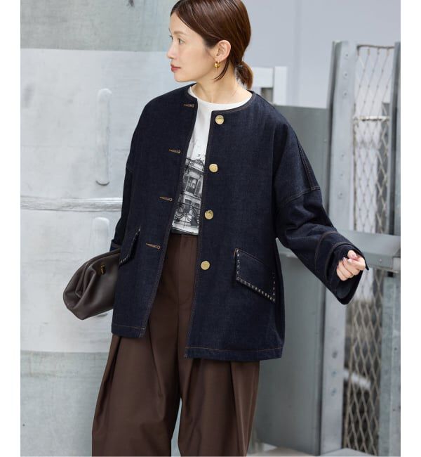 IENA「《予約》MACKINTOSH/マッキントッシュ 別注 HUMBIE NC DNM JK MB STUDS ジャケット」|デニムジャケット|