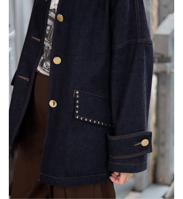 IENA「《予約》MACKINTOSH/マッキントッシュ 別注 HUMBIE NC DNM JK MB STUDS ジャケット」|デニムジャケット|
