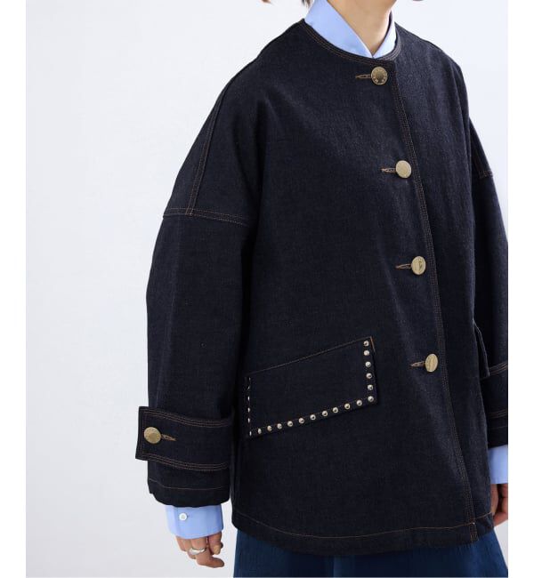 IENA「《予約》MACKINTOSH/マッキントッシュ 別注 HUMBIE NC DNM JK MB STUDS ジャケット」|デニムジャケット|