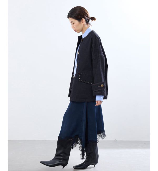 IENA「《予約》MACKINTOSH/マッキントッシュ 別注 HUMBIE NC DNM JK MB STUDS ジャケット」|デニムジャケット|