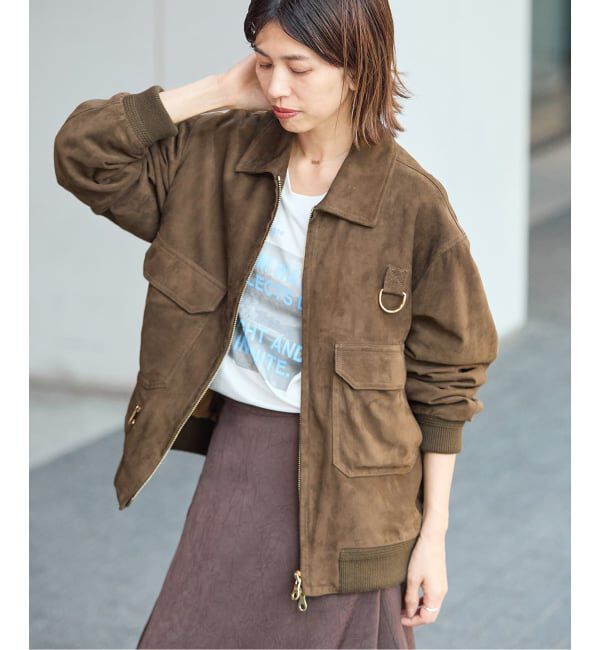 IENA「《予約》CINQUANTA/チンクアンタ SWEDISH MILITARY TYPE BLOUSON ブルゾン R-530」|ライダースジャケット|