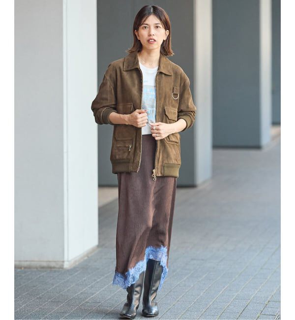 IENA「《予約》CINQUANTA/チンクアンタ SWEDISH MILITARY TYPE BLOUSON ブルゾン R-530」|ライダースジャケット|