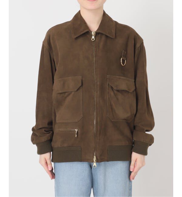IENA「《予約》CINQUANTA/チンクアンタ SWEDISH MILITARY TYPE BLOUSON ブルゾン R-530」|ライダースジャケット|