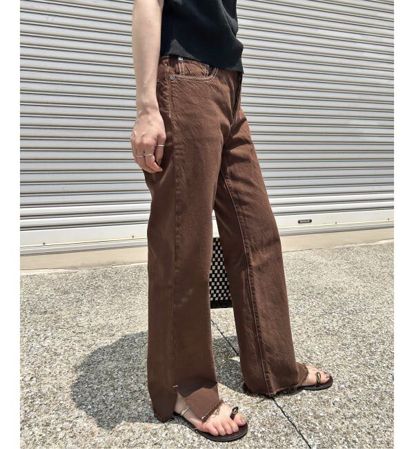 SLOBE IENA「Levi&rsquo;s/リーバイス SLOBE別注 501'90s 後染めカスタム」|デニム|