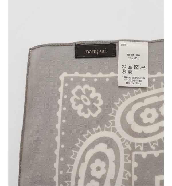 VERMEIL par iena「《追加》manipuri マニプリ インドストール Tradition 120x120cm」|ストール|