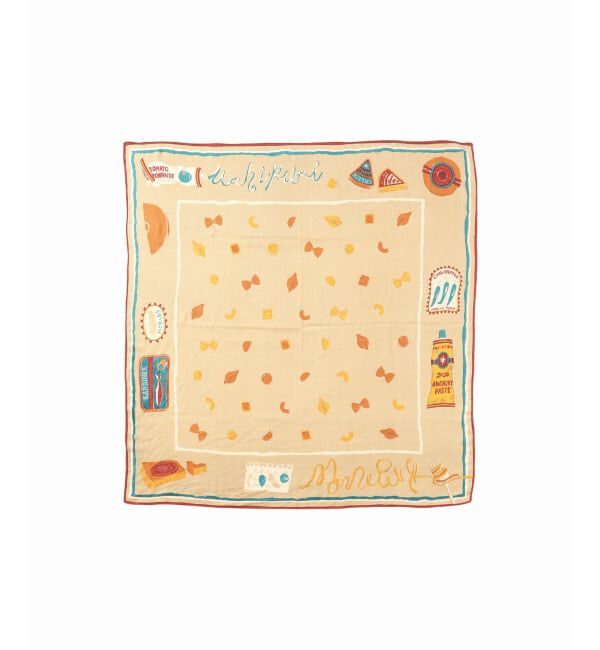VERMEIL par iena「《予約》manipuri インドストール ラビオリ 120x120cm 163333004」|ストール|