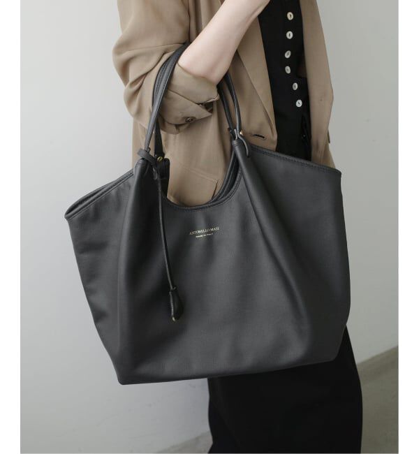 SLOBE IENA「《WEB限定/追加9予約》ANTONELLO MASI SLOBE別注 レザートートバッグ」|トートバッグ|