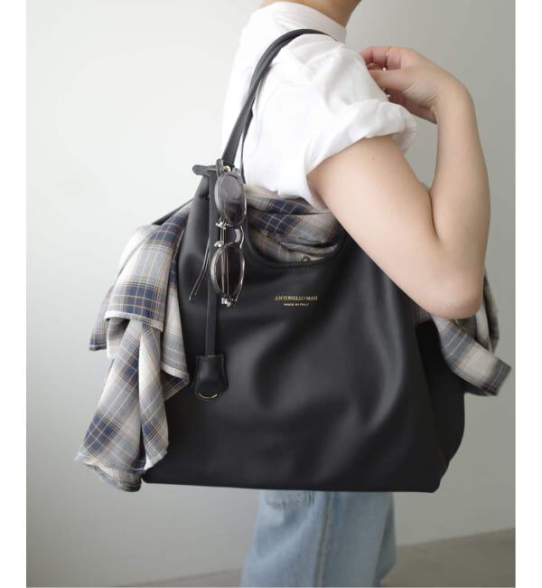 SLOBE IENA「《WEB限定/追加9予約》ANTONELLO MASI SLOBE別注 レザートートバッグ」|トートバッグ|