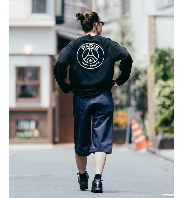 Paris Saint-Germain「【Poggy &times; Paris Saint-Germain】DEAR PSG PRINTED BAGGY SHORTS」|デニム|