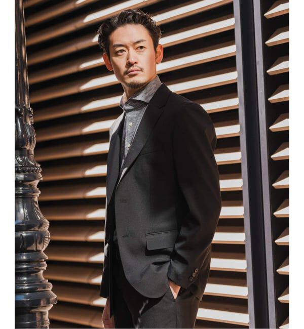 EDIFICE「"抗菌防臭＆シワ防止機能" ワルツ ツイル 2ボタン ジャケット」|スーツ|