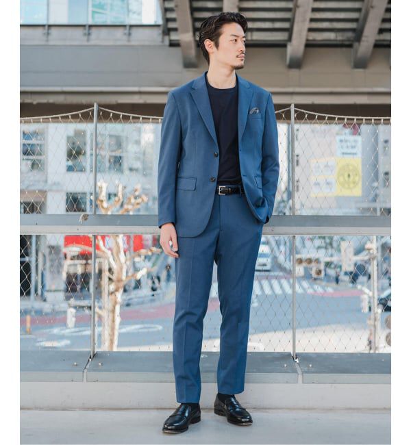 EDIFICE「"抗菌防臭＆シワ防止機能" ワルツ ツイル 2ボタン ジャケット」|スーツ|