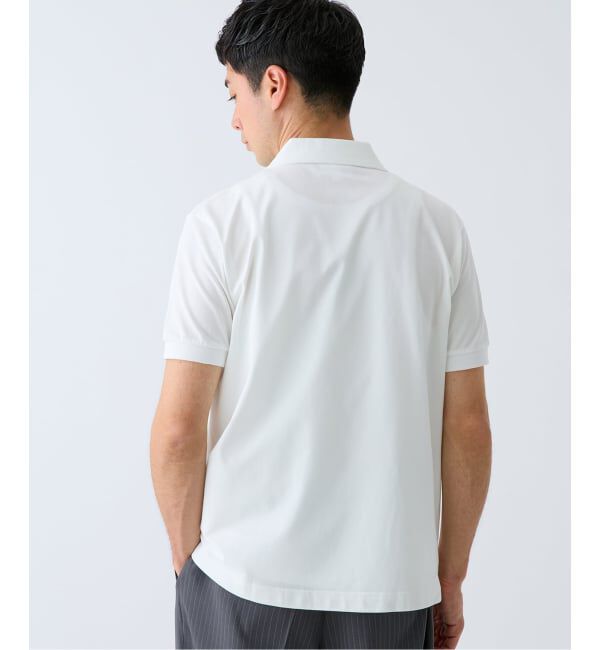 EDIFICE「LACOSTE(ラコステ) 別注 COOLMAX フルオープン 半袖ポロシャツ」|ポロシャツ|