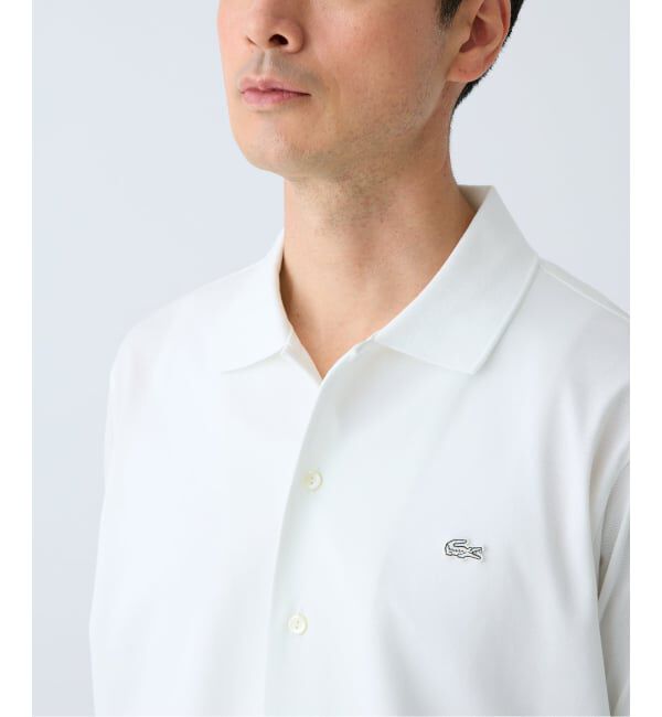 EDIFICE「LACOSTE(ラコステ) 別注 COOLMAX フルオープン 半袖ポロシャツ」|ポロシャツ|