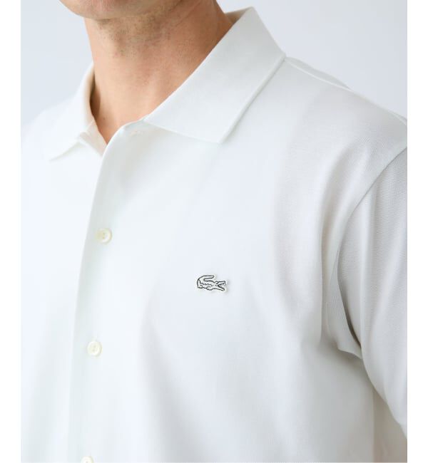 EDIFICE「LACOSTE(ラコステ) 別注 COOLMAX フルオープン 半袖ポロシャツ」|ポロシャツ|