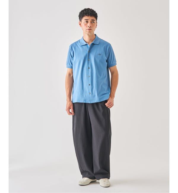 EDIFICE「LACOSTE(ラコステ) 別注 COOLMAX フルオープン 半袖ポロシャツ」|ポロシャツ|