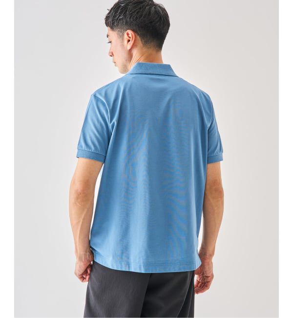 EDIFICE「LACOSTE(ラコステ) 別注 COOLMAX フルオープン 半袖ポロシャツ」|ポロシャツ|