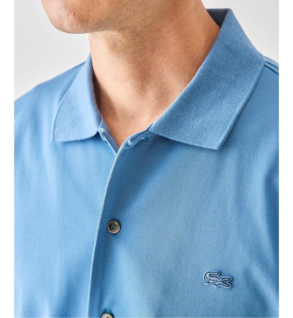 EDIFICE「LACOSTE(ラコステ) 別注 COOLMAX フルオープン 半袖ポロシャツ」|ポロシャツ|