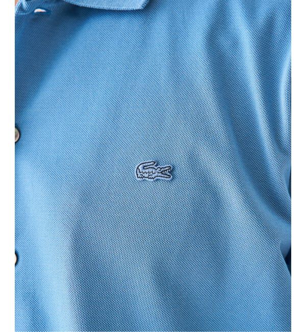EDIFICE「LACOSTE(ラコステ) 別注 COOLMAX フルオープン 半袖ポロシャツ」|ポロシャツ|